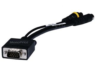 Large Product Image for VGA to S Video/RCA (Composite) Adapter Cable 