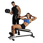 Marcy Flat/Decline Bench with Dumbell Set