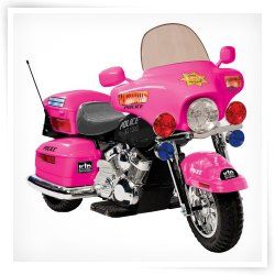 Kid Motorz Patrol H Police Battery Powered Riding Toy   Pink