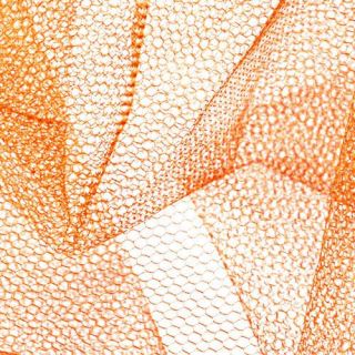 Nylon Net Orange   Discount Designer Fabric   Fabric