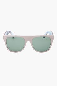 Matte White Flat Top Foresta Sunglasses