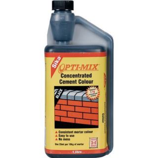 Optimix Cement Colour Black 1L   Cement Dyes & Additives   Building 