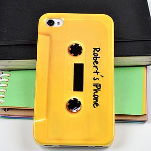 mix tape cassette style case for iphone by crank   