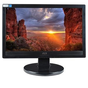 15.6 AOC 1619SW 720p Widescreen LCD Monitor (Black) AOC 1619SW 