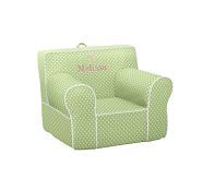 Green with White Piping Mini Dot Anywhere Chair Quicklook $ 119.00