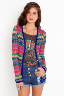 Zig Zag Cardi in Clothes Tops Sweaters at Nasty Gal 