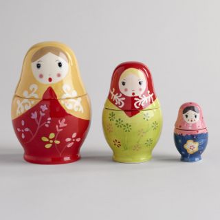 Russian Dolls Measuring Cups, Set of 3  World Market
