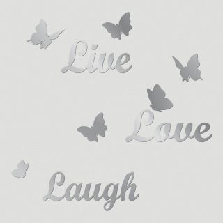 Live, Love, Laugh Mirror Wall Decal  World Market