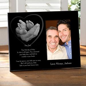 Personalized Picture Frames   Dads Loving Hands   11805
