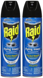 Raid Flying Insect Killer Insecticide Spray, 15 oz 2 pack   