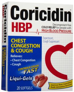 Coricidin HBP Chest Congestion & Cough Softgels   