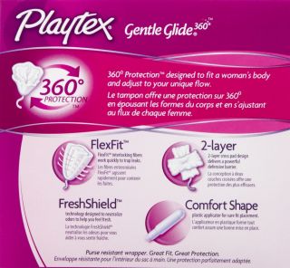 Playtex Gentle Glide Deodorant Super Tampons 36 ct   