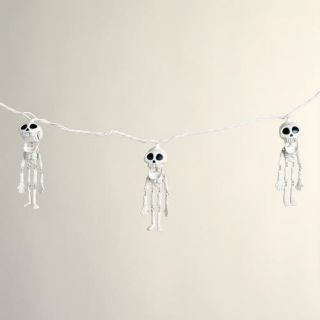 Dangling Skeletons Halloween String Lights  World Market