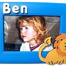 personalised 3d lion cub door plaque by dream scene childrens gifts 