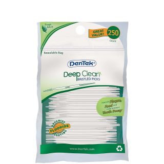 DenTek Deep Clean Bristled Pick 250 ct   