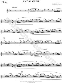 Emile Pessard   Andalouse   Flute Part Sheet Music    
