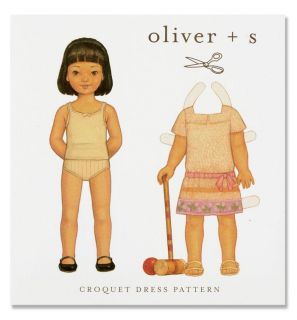 Oliver + S Croquet Dress Pattern Size 6M 4T   Discount Designer Fabric 
