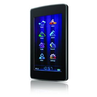 Yarvik Maxm Media Player 4GB (Black) with 3 inch touch screen display 