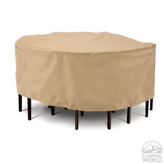 Terrazzo Collection Patio Furniture Covers Large Round Table & Chair 