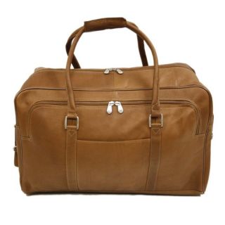 Piel Leather Half Moon Duffel Bag at Brookstone—Buy Now