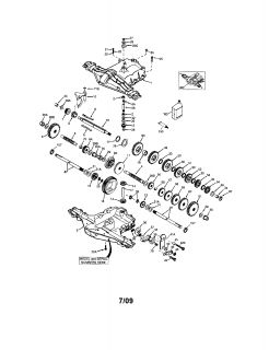 POULAN Tractor Schematic diagram Parts  Model PXT195G42 (96046002200 