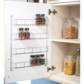 Chrome 4 Tier Spice Rack 50cm   Cabinet & Drawer Features   Kitchen 