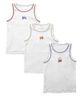 Mothercare Truck Vests – 3 Pack   vests   Mothercare