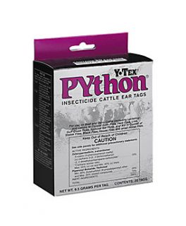 Tex® Python® Insecticide Ear Tags, Purple, Pack of 20   2259914 