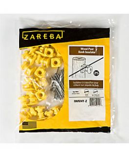 Zareba® Yellow Economy Insulator with Double Headed Nail   3600469 