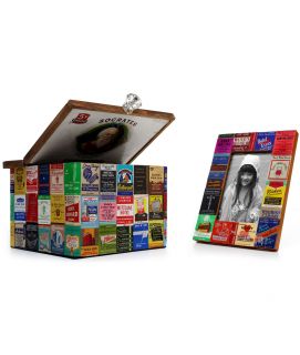MATCHBOOK BOX AND FRAME  Colorful, Unique Keepsake Box and Photo 