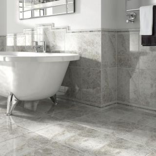 Cappuccino Light Grey Tiles 36x28cm PK10   Ceramic Floor Tiles   Floor 