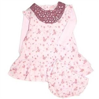 Feu Follet Pink Crochet Dress Set