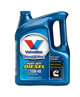 Valvoline Premium Blue Heavy Duty Diesel 15W 40 Oil, 1 gal.   1022784 