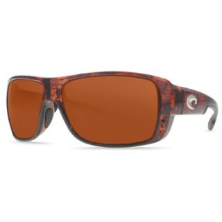 Costa Del Mar Double Haul Sunglasses   Tortoise Frame with Copper 580P 