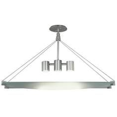 Brushed Steel, Large 31 In. Wide And Up, Contemporary Chandeliers By 