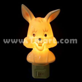 Rabbit Ceramic Night Light   Tmart