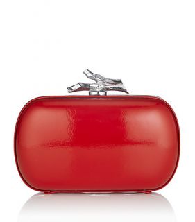 Diane von Furstenberg Lytton Patent Box Clutch  Harrods 