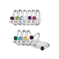 Stackable Expressions™ 5.0mm Gemstone Solitaire High Profile Ring in 
