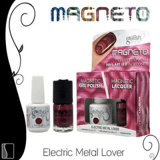 Magneto Gelish Soak Off Electric Metal Lover Magnet Nail Gel Polish 