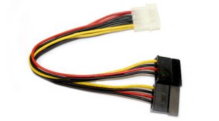 IDE to 2 Serial ATA HDD Hard Drive Power Cable   Tmart