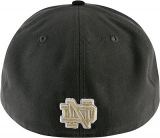 Notre Dame Fighting Irish New Era 59FIFTY 2 Tone Graphite Fitted Hat 