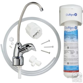 Culligan RV EZ 3 Undersink Water Filter Kit with Faucet   Culligan 