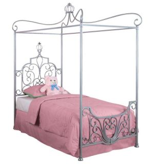 Princess Rebecca Twin Canopy Bed at Brookstone—Buy Now