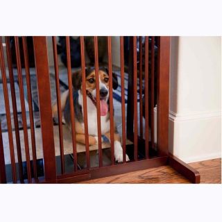 Adjustable Slide Dog Gate at Brookstone—Buy Now