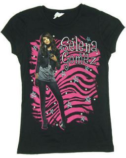 Zebra Print   Selena Gomez Girls T shirt