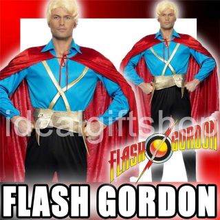 FLASH GORDON FANCY DRESS COSTUME OFFICIAL LICENSED HERO 80S MOVIE 