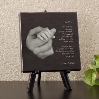 11793   Hand In Hand Personalized Canvas Art 