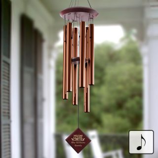 11479   Personalized Welcome to Our Home Wind Chime   Full View