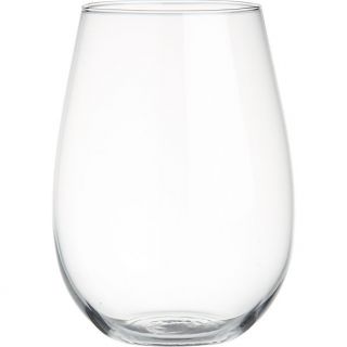 true stemless wine glass in drinkware  CB2
