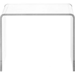 peekaboo clear coffee table in accent tables  CB2